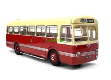 GB 1:76 Red Leland Light City Bus Classic Vintage Model Diecast Collect Car