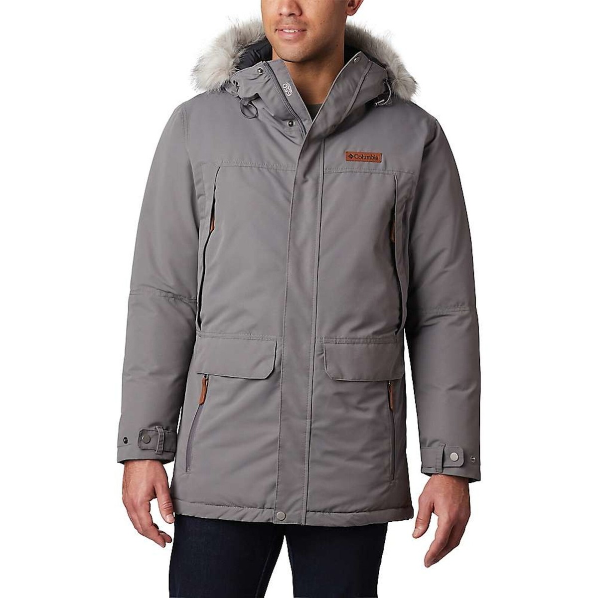Columbia Men's Outdoor South Canyon Long Down Faux-Fur Waterproof