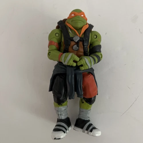 Vintage Teenage Mutant Ninja Turtle Playmates TMNT Figure Michelangelo 2000's -