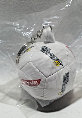 Pro Evolution Soccer 5 Soccer Ball Keychain Konami Original Merchandise NEW