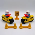 VTG Fisher Price Original Little People 1973 #994 Play Family Camper Motorcycles