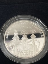 The Coronation of His Majesty King Charles III 2023 &pound;5 Silver Proof Five Pound