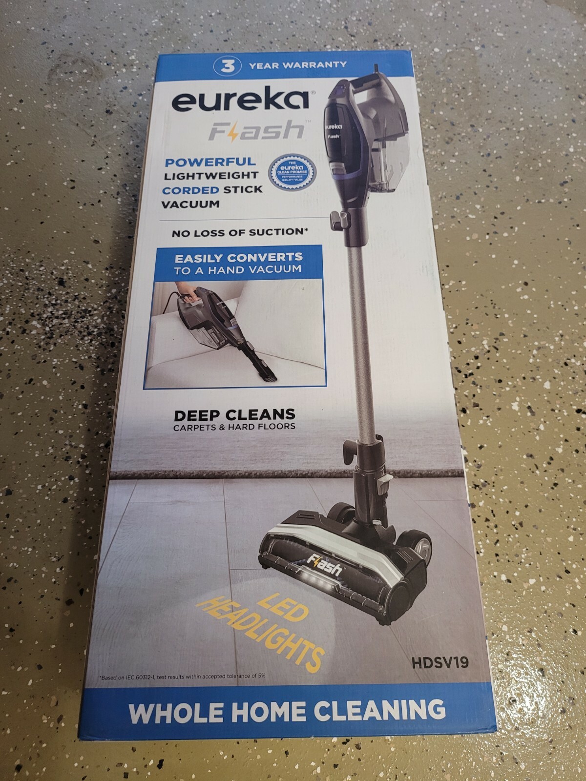 Eureka Flash Corded Stick Bagless 2-in 
