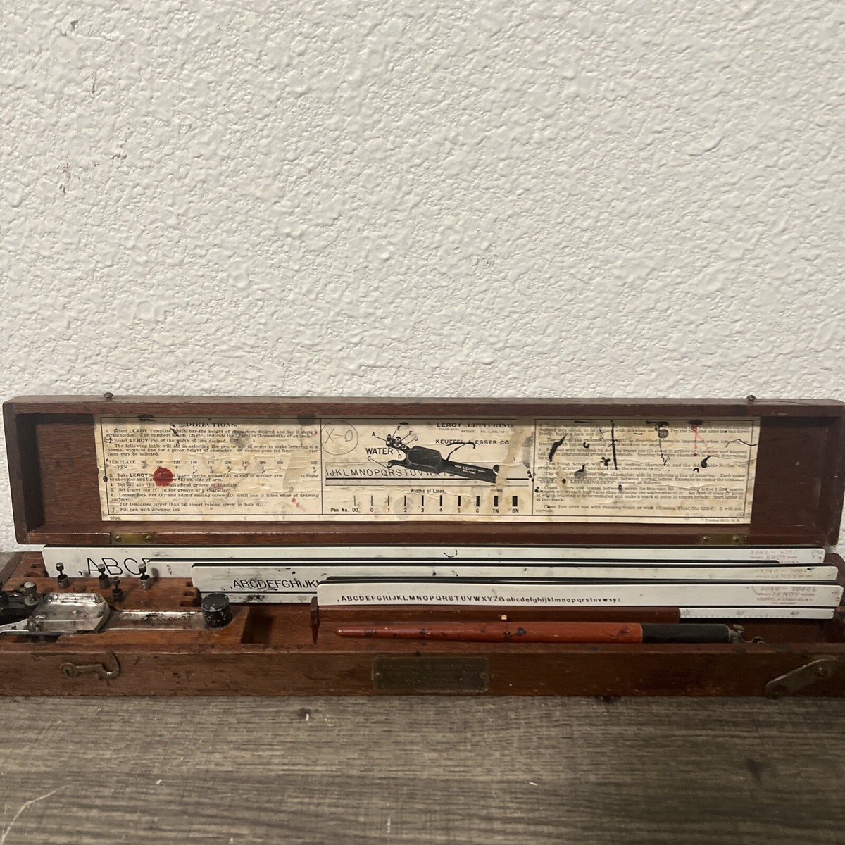 希少品　KEUFFEL & ESSER CO.製 ヴィンテージ刻字ツールセット 希少品 KEUFFEL & ESSER CO.製 ヴィンテージ刻字ツールセット VINTAGE