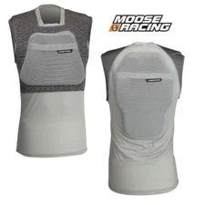 Moose Racing XCR Motocross Offroad Vest Chest Protector Grey - Pick Size