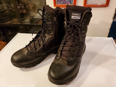 side zip patrol boots