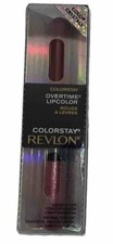 Revlon Colorstay Overtime Lipcolor PERENNIAL PLUM New/Sealed/Boxed Discontinued