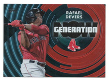 Rafael Devers 2022 Topps Generation Now Black /299 #GN9 Numbered Insert