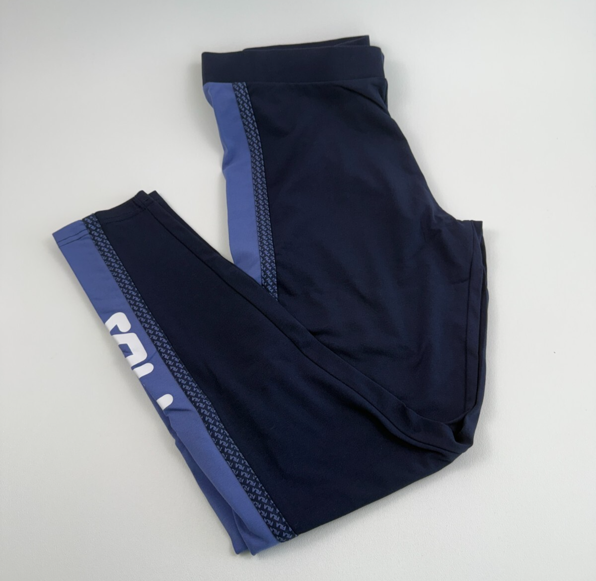 Pantaloni leggings donna Fila vita alta jogger ona blu scuro XL NUOVI CON ETICHETTE