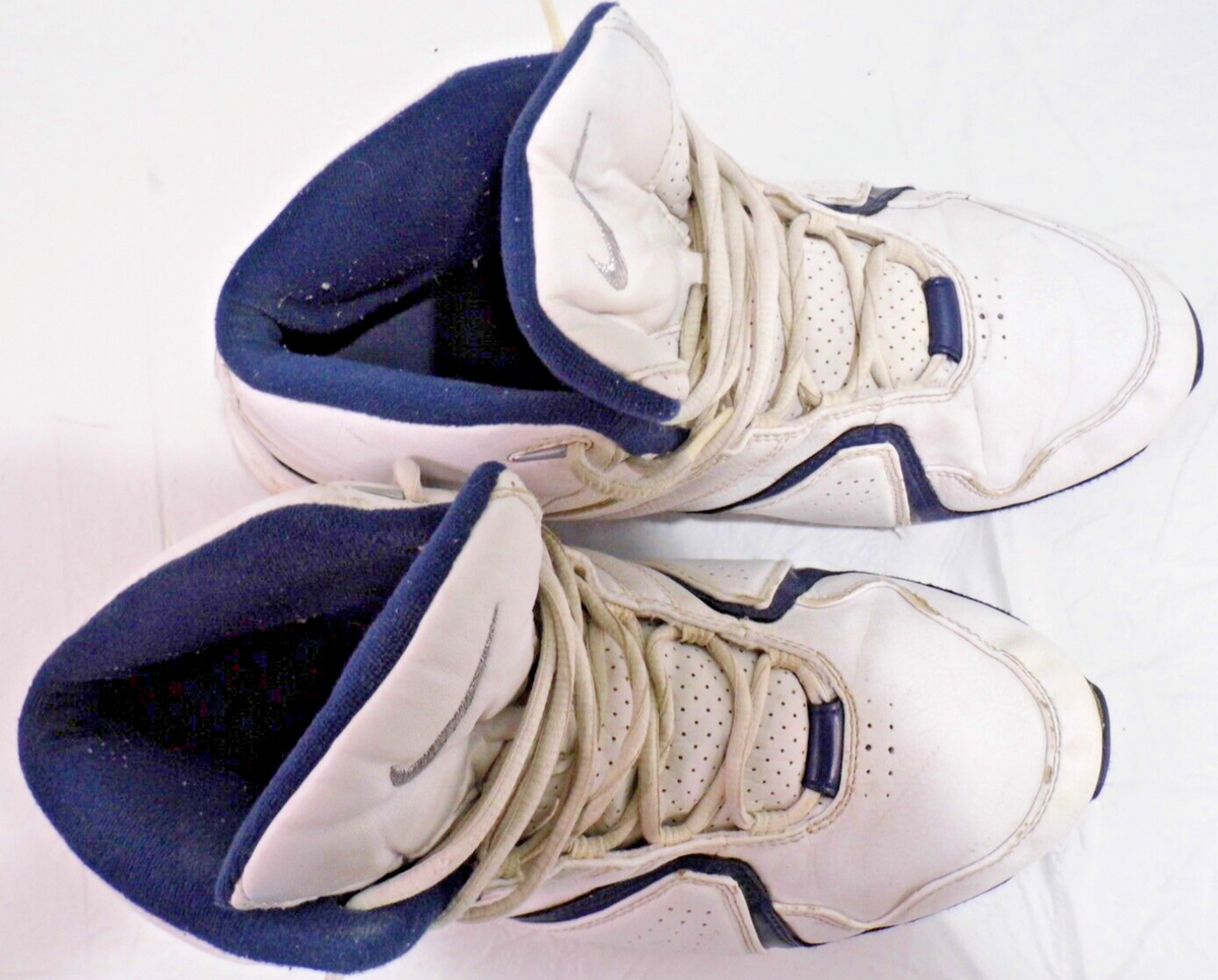 2006 Nike MultiCourt V Athletic Sneakers Mens 10 White Navy Blue 308798-101 VTG Nike Waffle One SE Men main image 4