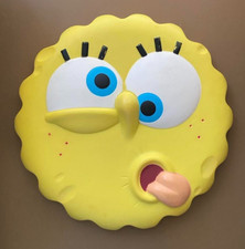 SpongeBob Squarepants Foam Flying Disc 10" Rare - 2006 Viacom Franklin Sports