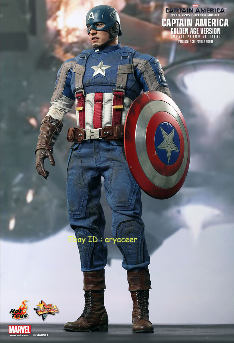 Hot Toys MMS240 The Winter Soldier Captain America Golden Age Ver