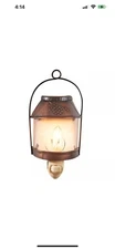 Valley Pine Copper Metal Lantern Electric Night Light Park Design