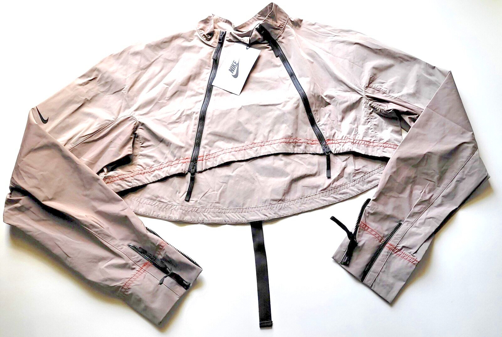 New W/T Nike Lab AAE Free-Moving Fully Adjustable Sepia Stone Med Cropped Jacket