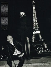 PUBLICITE ADVERTISING 074  1998  CHRISTIAN LACROIX  " autour d'un verre"