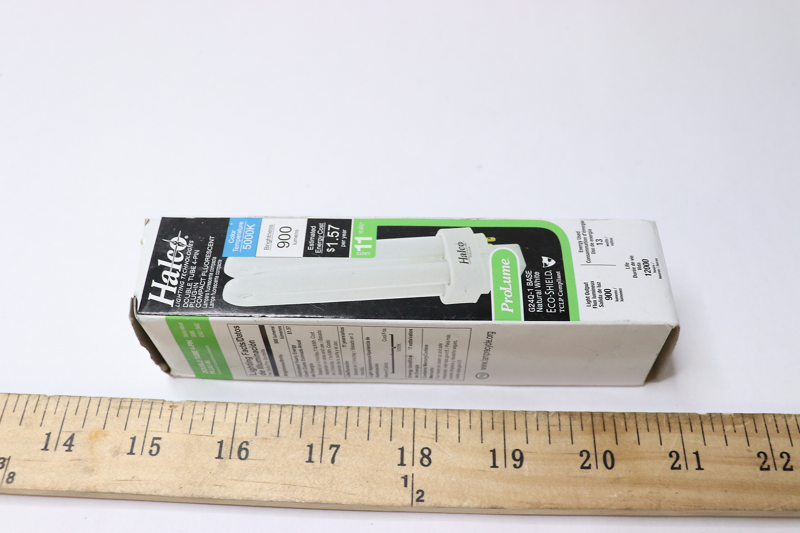 Halco Double Tube Compact Fluorescent Bulb 4-Pin 900 Lumens 