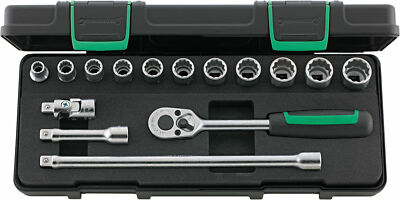 Stahlwille SOCKET SET 3/8'' 96021109 Set with  15 Psc. 45/11/4 KN