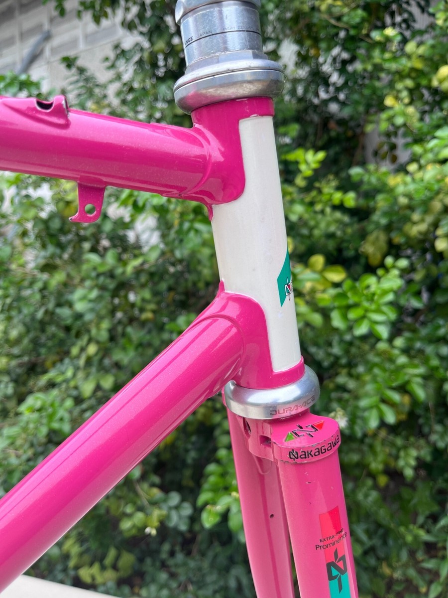 NAKAGAWA Prominence ピンク 48 デッドストック・クロモリ prominence inch size prestige仕様です。#nakagawacycleworks