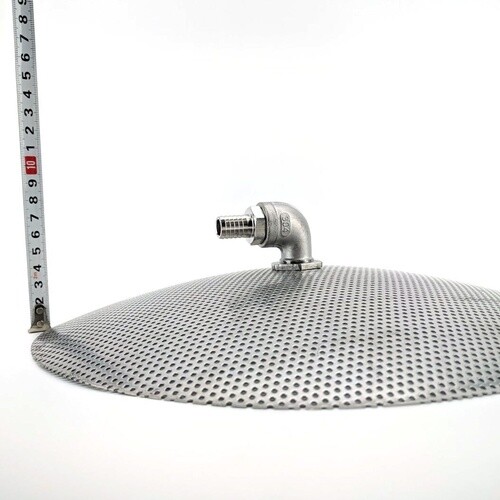 Stainless Steel False Bottom Kit - 11.8 in. for 10 gal Cooler or Beer Keg