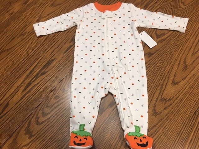 pumpkin pajamas baby