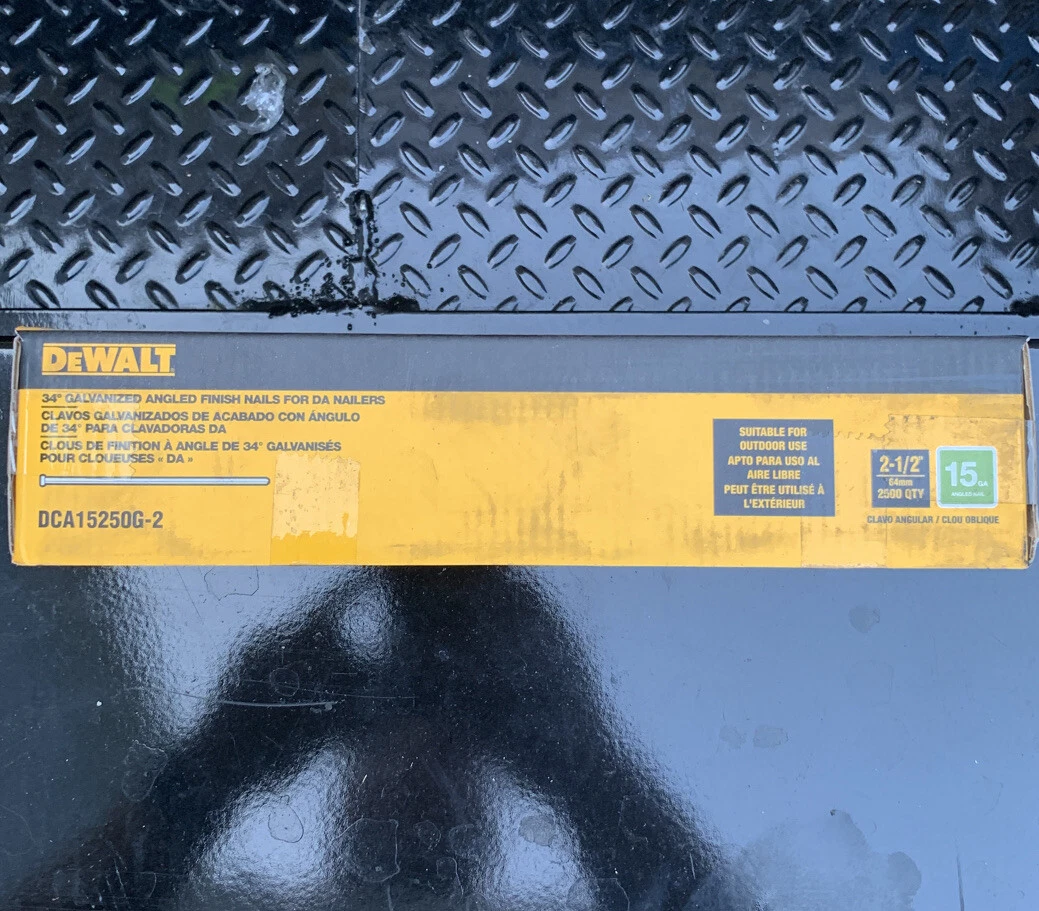 Dewalt 15 gauge online 34 degree finish nails