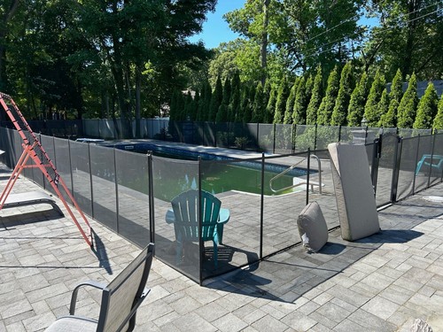 Pool Fences and gate In-Ground Swimming Pool Safety Fence Prevent Accidental