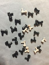 D-1 Lego Lot 25 Black & Light Bluish Gray Tap 4599b Technic 10258 10217 