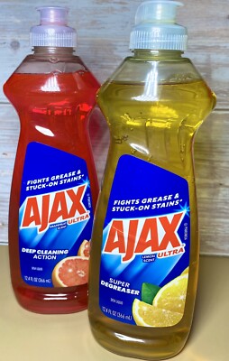 Ajax Grapefruit & Lemon Scented Dish Washing Liquid Soap 12.4oz Kitchen, 2
