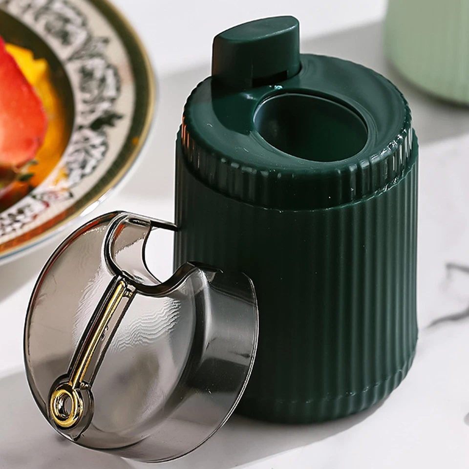 2×Automatic Pop-up Toothpick Box Holder Container Portable Toothpick Dispenser Foto 4 de 4