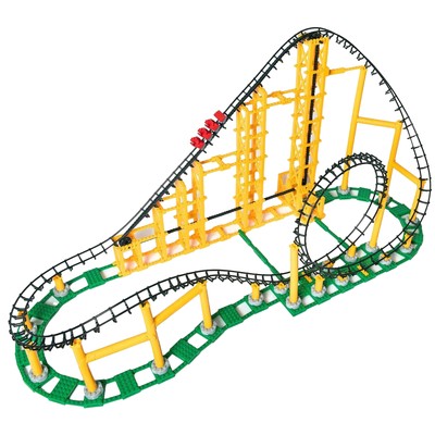 CDX Blocks: Sidewinder - 848 Pieces, Building Brick Set, Gravity Powered