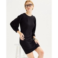 NWT Nine West Volume Sleeve Shift Dress Black Size M