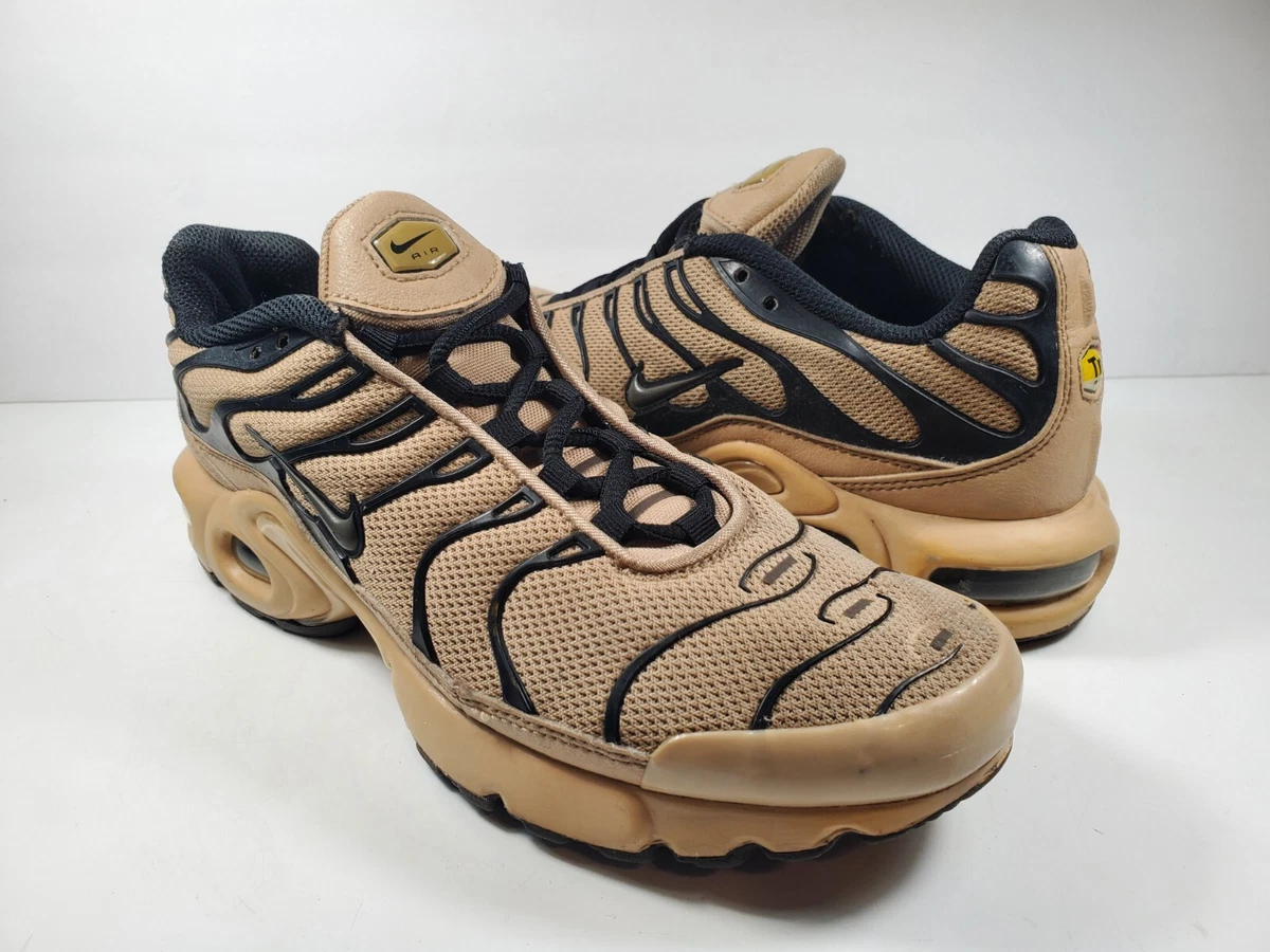 Nike Air Max Plus GS Desert Black Shoes 655020 201 Size 6Y eBay