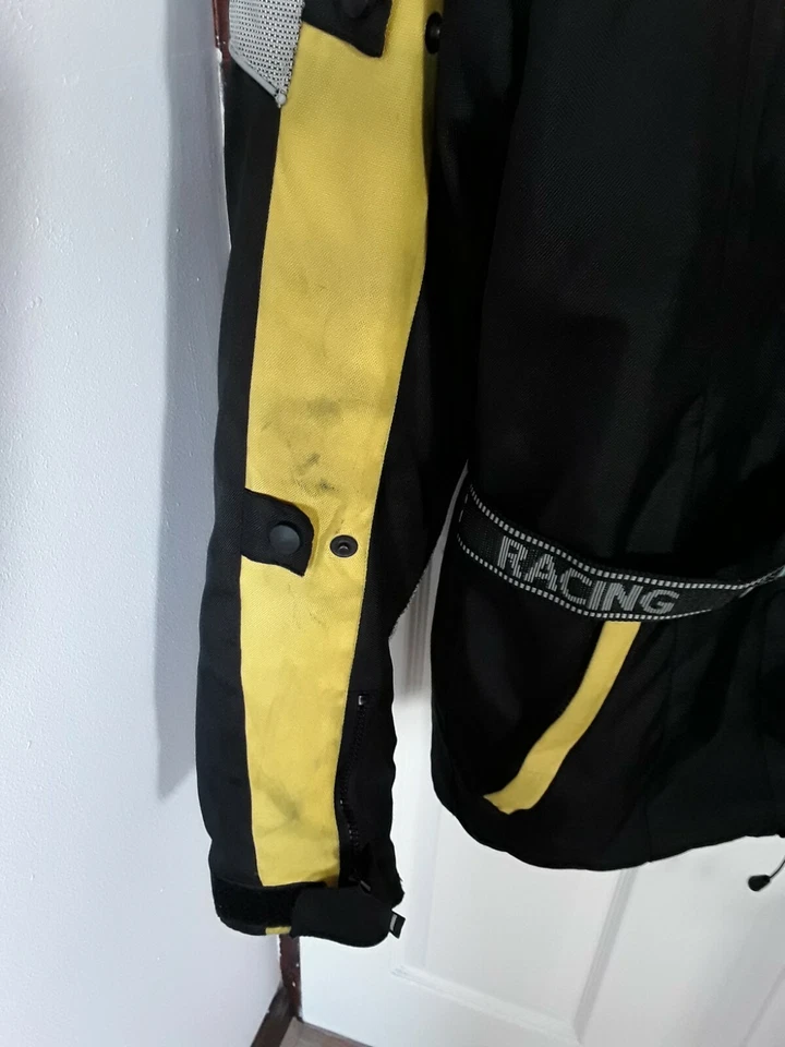 SCOTTI KNIGHTS BLACK SHOULDER/ ELBOW & BACK ARMORED QUILTED INNER JACKET SIZE XL - Image 4 of 4