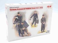 Icm 35614 German Armoured Vehicle Crew (1941-1942) Figuren 1:35 Ovp - Neu