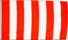 Fahne Streifen rot-weiß Flagge rote Hissflagge 90x150cm