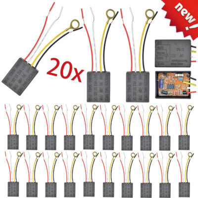 20x 3 Way Touch Light Sensor Switch Control For Lamp Desk Bulb Dimmer Repair