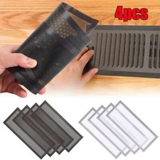 4"x10" Magnetic Vent Cover 4pcs Floor Wall Air Registers Screen Mesh Rectangle