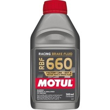Motul MTL101667, One Brake Fluid RBF 660 Factory Line DOT 4 500 ml Synthetic 2.66 per gallon