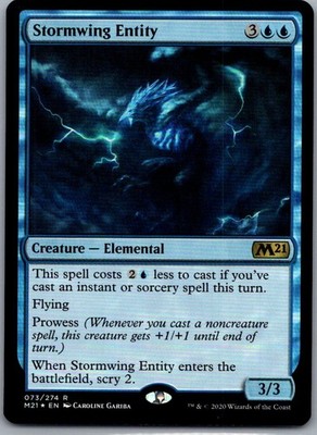 STORMWING ENTITY 73 R CORE SET 2021 MAGIC: THE GATHERING FOIL NEAR MINT