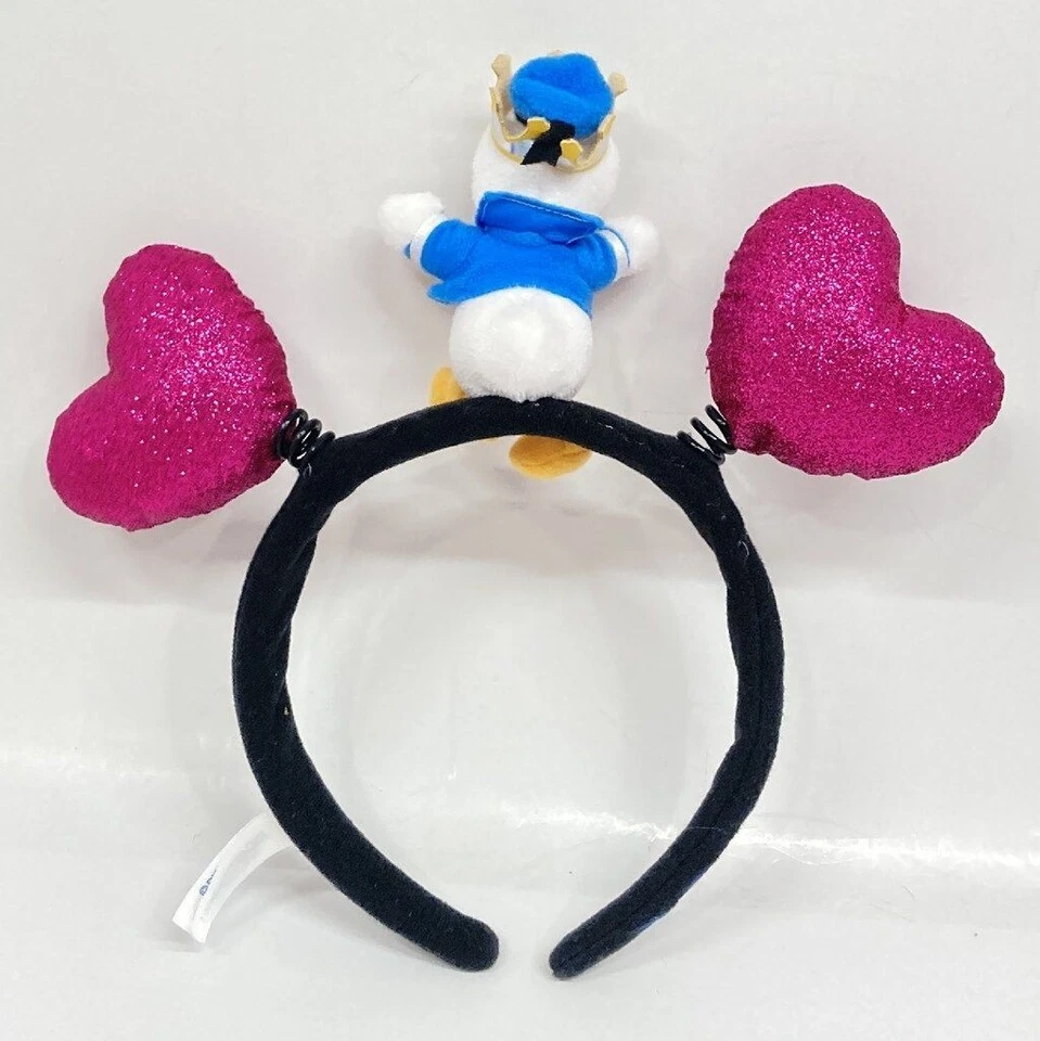 Palpalooza Donald Stirnband Ohren Herz Quacky Duck City Japan Tokyo Disney - Bild 2 von 4