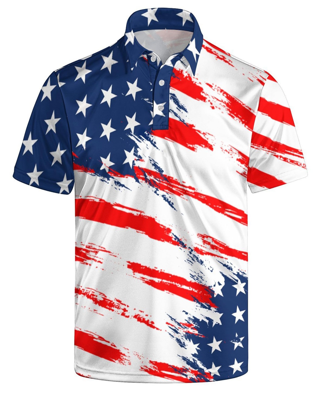 Shirts For Men 4th Of July Polo X-large,