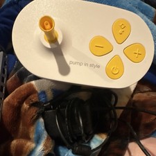 Medela Pump In Style Electric Breast Pump White/Yellow Mains w/ Power Adapter