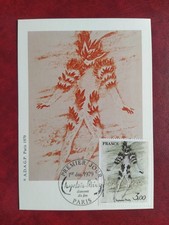 CARTE PREMIER JOUR TIMBRE N° 2068 ROGER CHAPELAIN MIDY 1979 OBLITÉRÉ PARIS