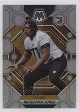 2023 Panini Mosaic Rookies Silver Prizm Broderick Jones #288 1a7j