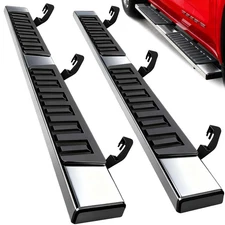 For 07-18 Silverado/Sierra 1500 Double/Extended Cab 6" Running Board Nerf Bar