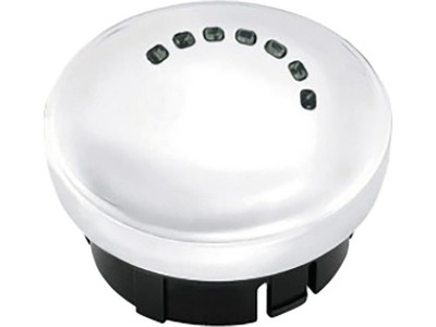 LED Tankanzeige chrom für Harley Softail Road King 01-03