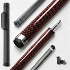 Carbon Fiber Pool Cue Stick - Low Deflection Professional Pool Sticks for Adults