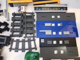 LEGO City Lot Of Train Parts & Pieces 60098 60197 Untested