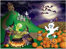 Halloween Fun Haunted House Carnival Party Hanging Wall Decoration Insta-Mural