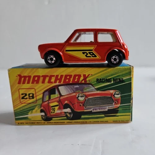 Matchbox Superfast Racing Mini 29 Boxed Lesney Products Vintage Toy Car
